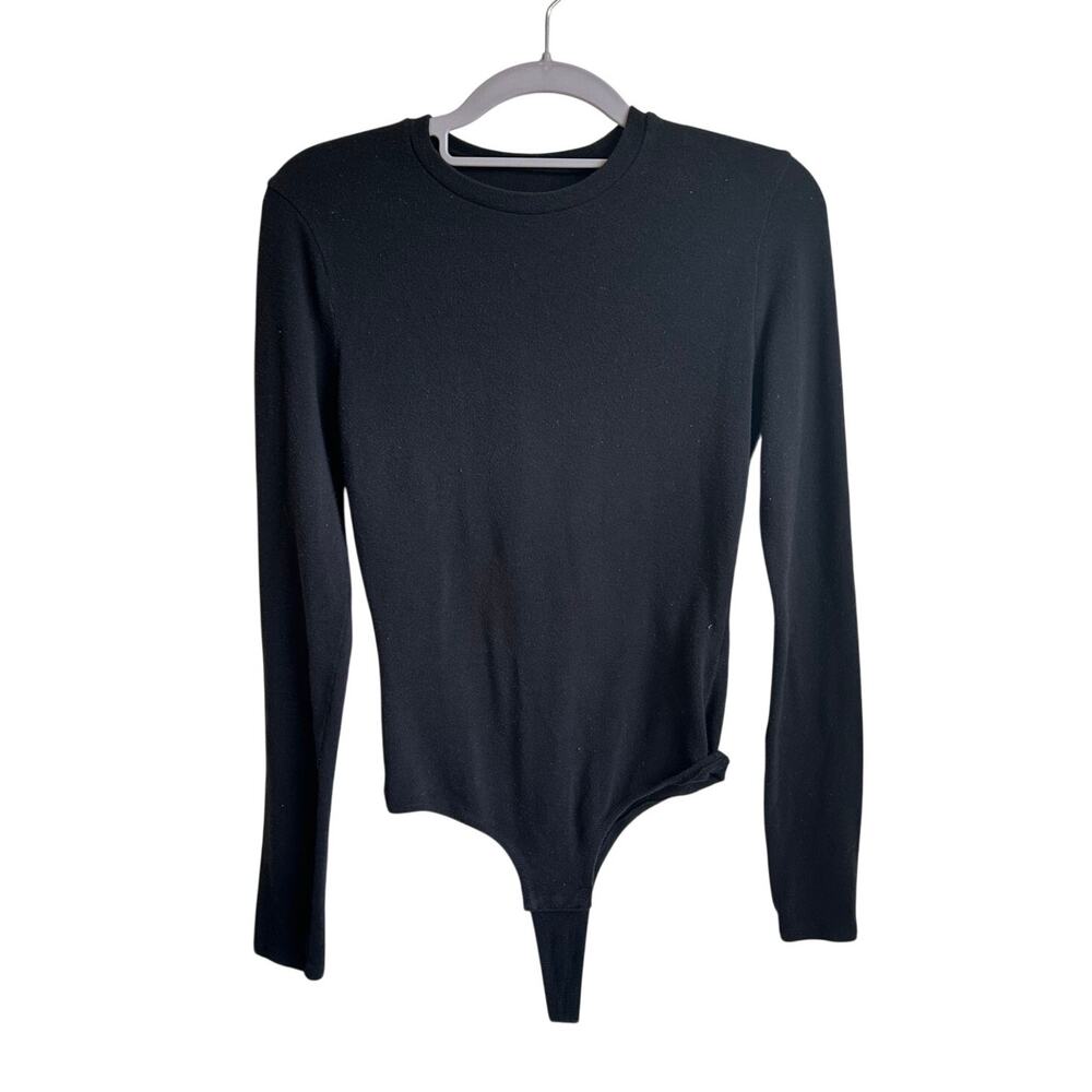 Madewell Black Long Sleeved Bodysuit - Small